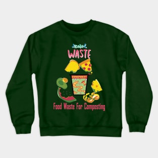 Zero Waste, Food Composting Crewneck Sweatshirt